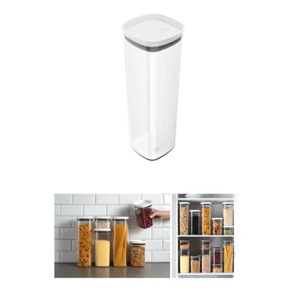Organizador Pote Hermético Block 2L Transparente Ou