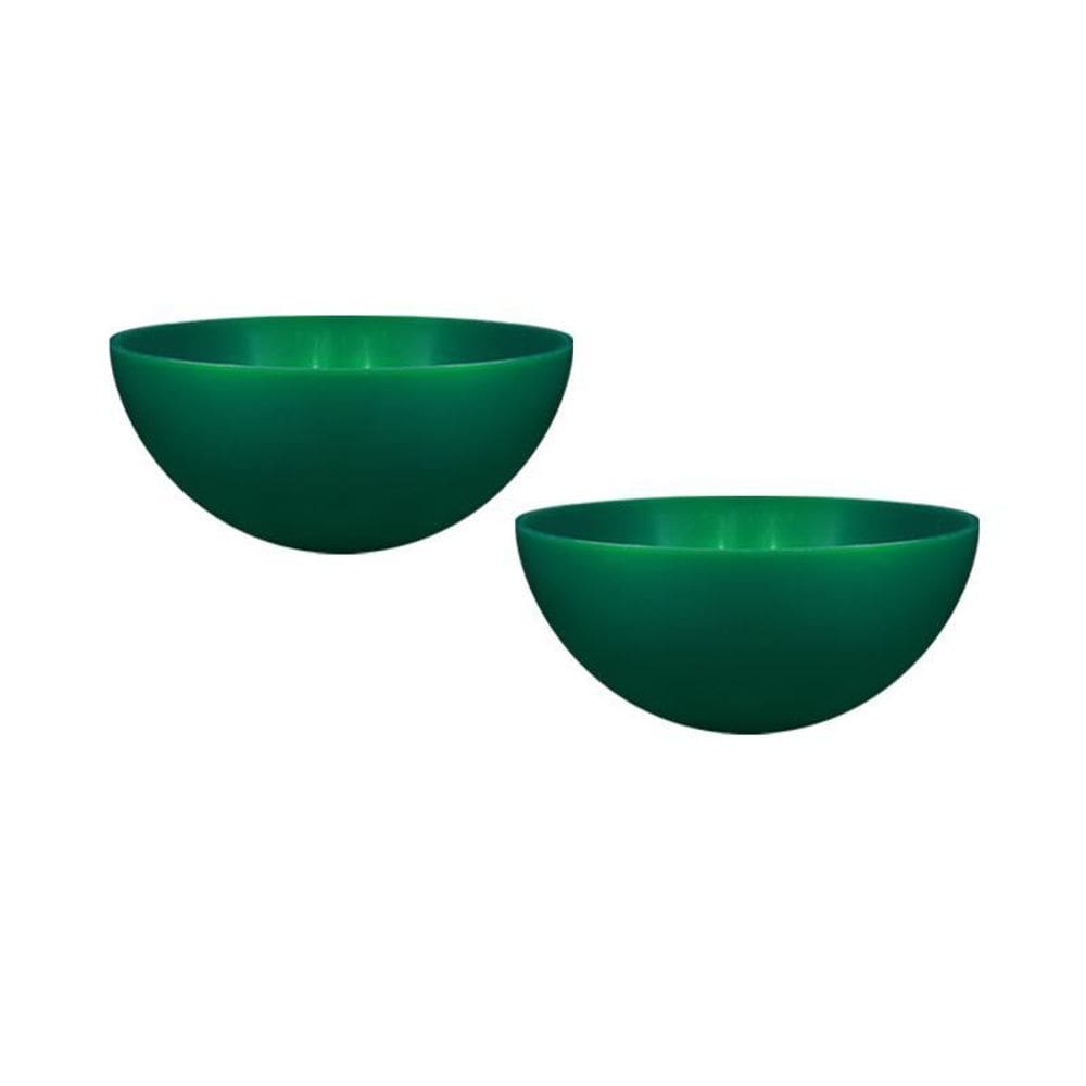 Kit 2 Mini Bowl Verde 240Ml Plástico Premium