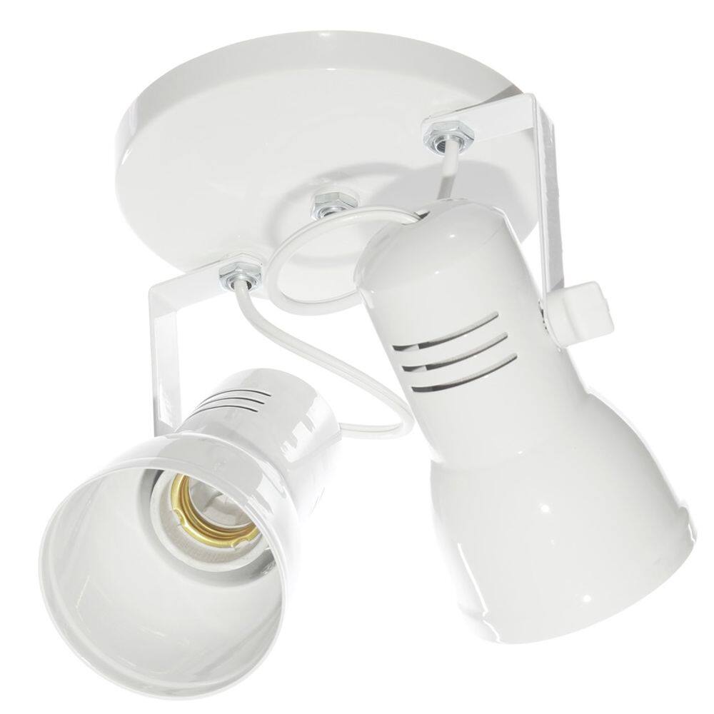 Spot led para teto ou parede para 2 lampada Branco HPL