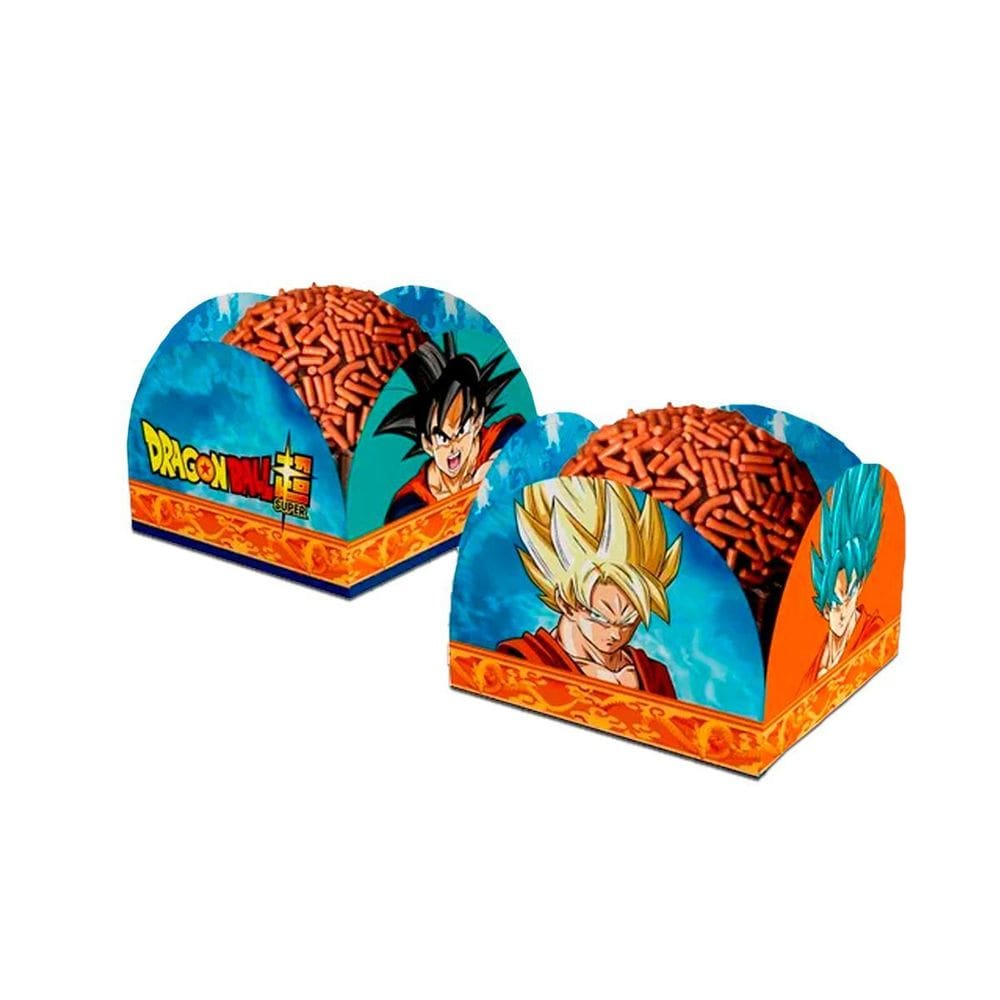 Forminhas De Doces Decoração Dragon Ball Super 40Un