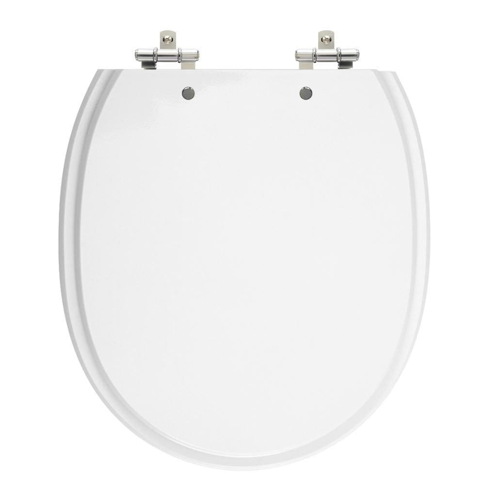 Assento Laqueado Village Branco Tampa Para Vaso Deca Em Mdf