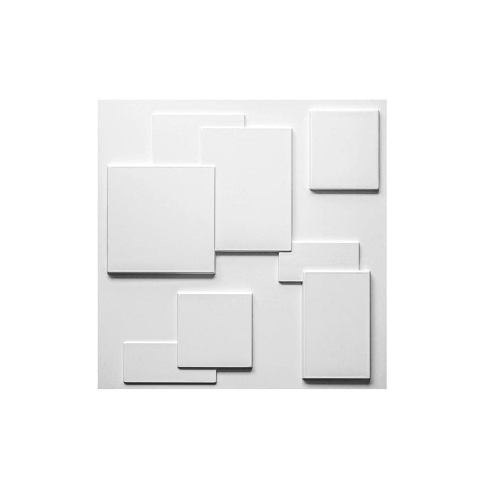 28 Placas Revestimento 3D Decorativa 50X50Cm 0,5Mm Quadratto