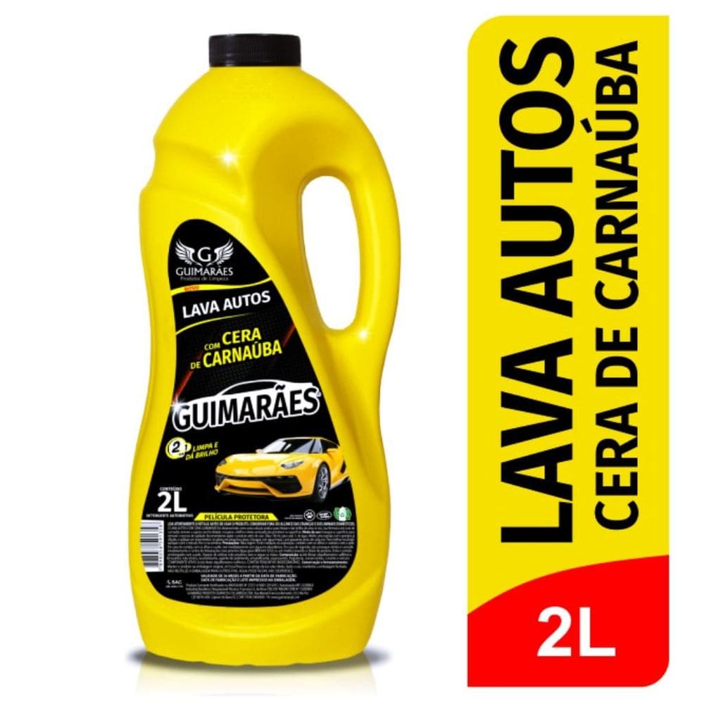 Lava Automoveis Com Cera De Carnauba 2 Litros Guimarães