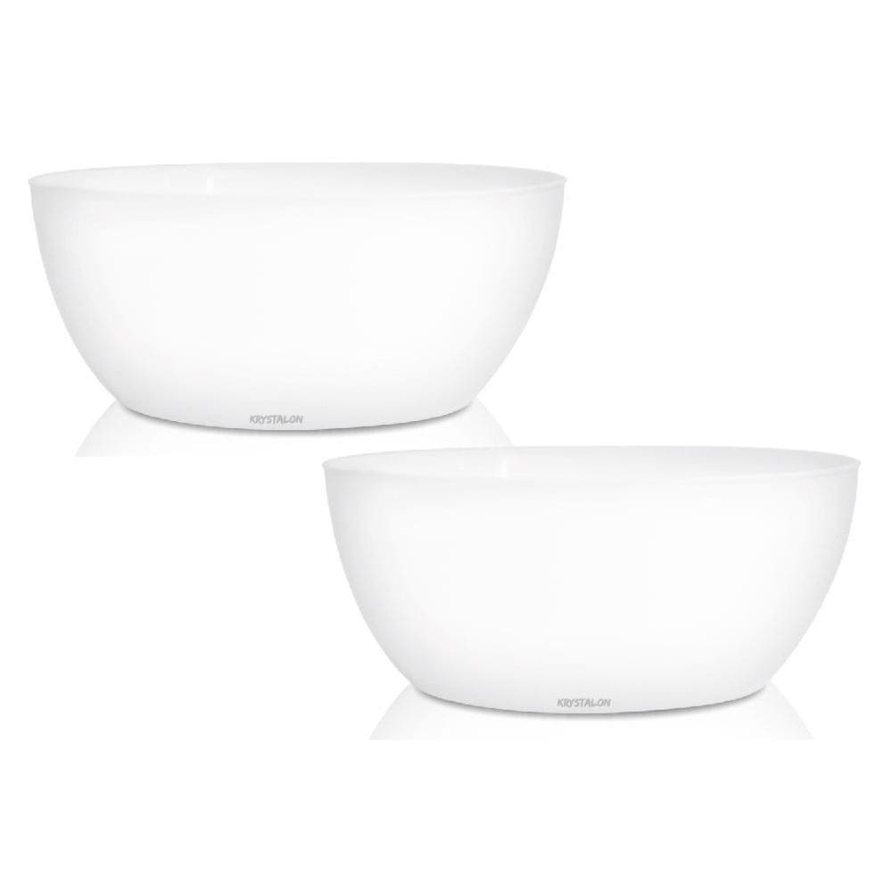 Kit 2 Bowls 700Ml Branco - Polipropileno