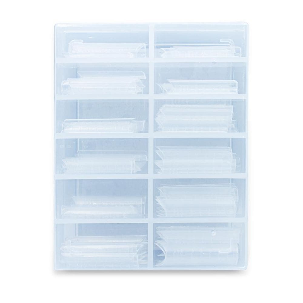 Molde F1 Curvatura C Unhas Gel Porcelana 120 Unidades