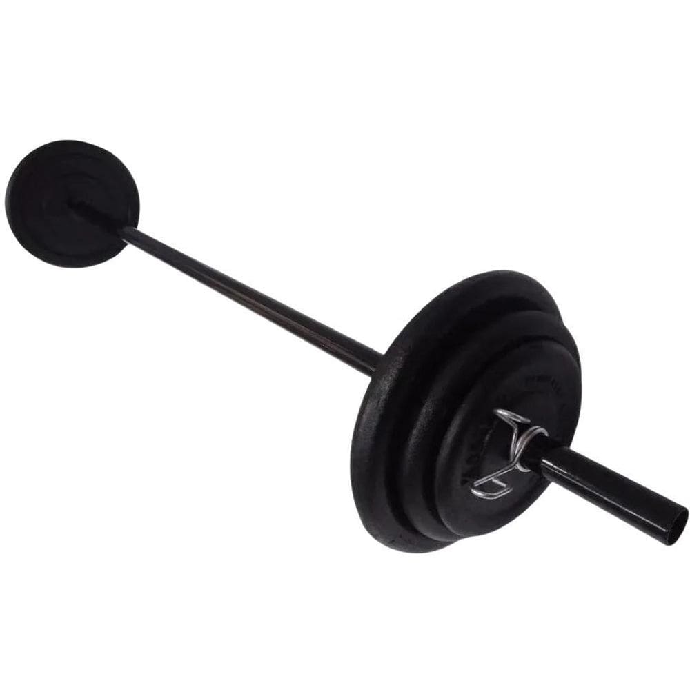 Kit Completo Body Pump Barra E 14Kg De Anilha Emborrachada