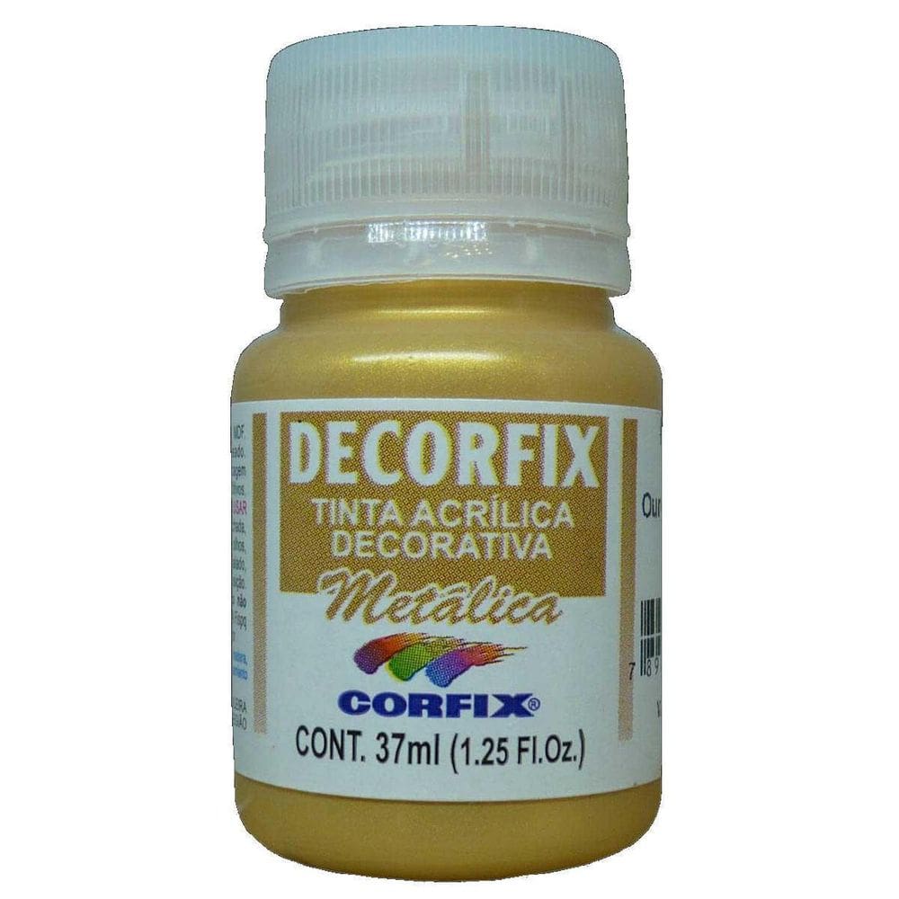 Tinta Decorfix Metalica 395 Amarelo 37Ml