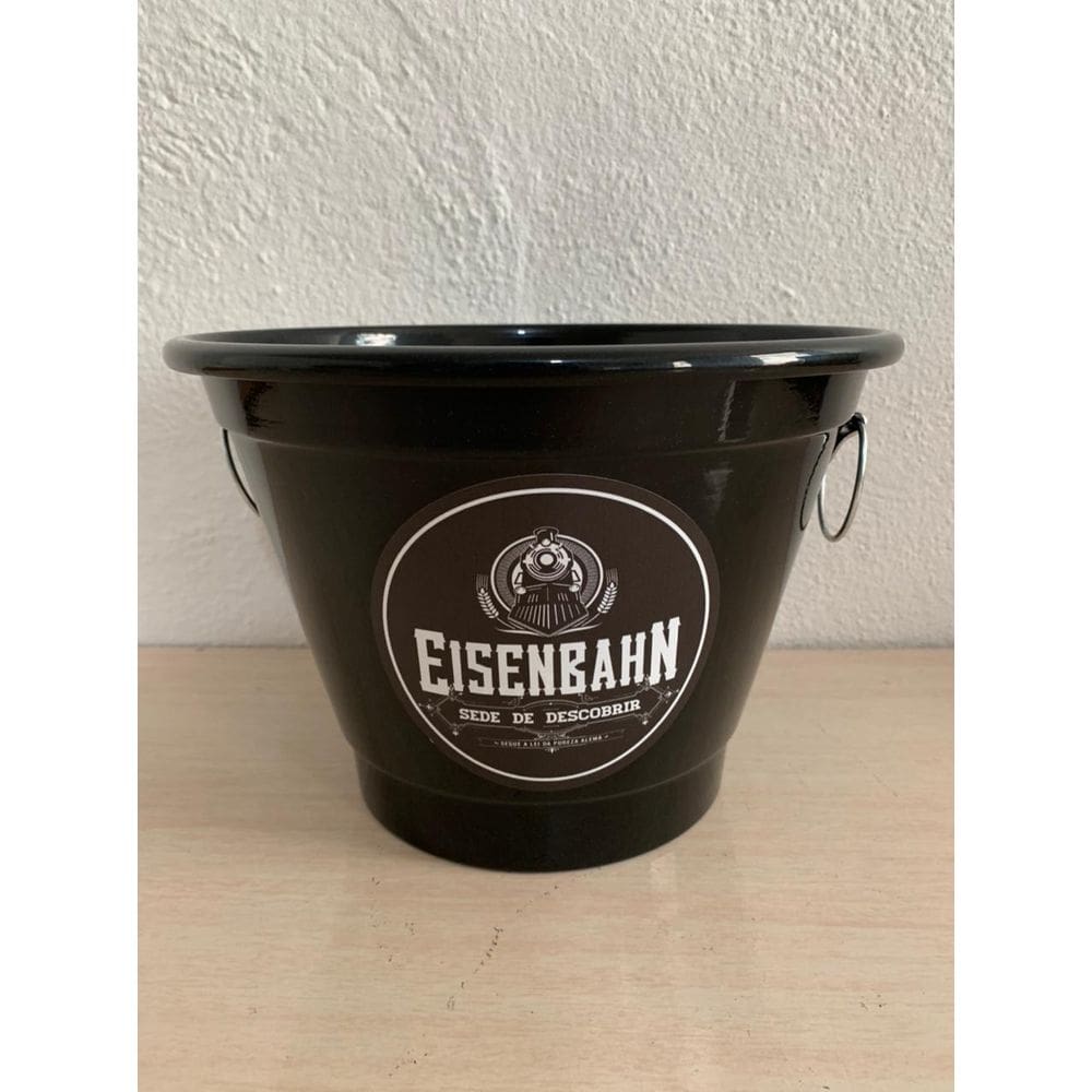 Balde De Gelo Preto - 6,5 Litros