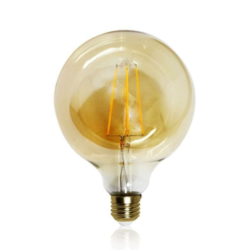 Lâmpada LED Globo Vintage 4w G125 Branco Quente