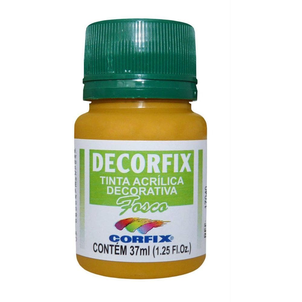 Tinta Decorfix Fosca 353 Amarelo Ocre 37Ml
