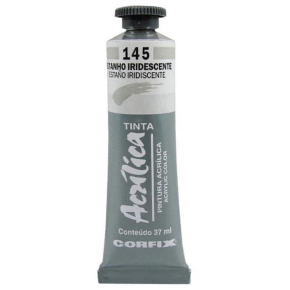 Tinta Acrílica Corfix 37 Ml 145 - Estanho Irisdescente