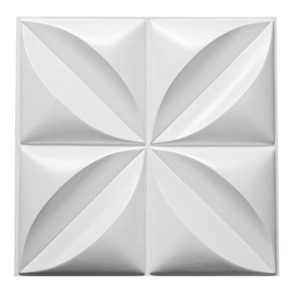 Kit Revestimentos 3D Decorativo 50X50Cm 6M E 2 Colas Pu