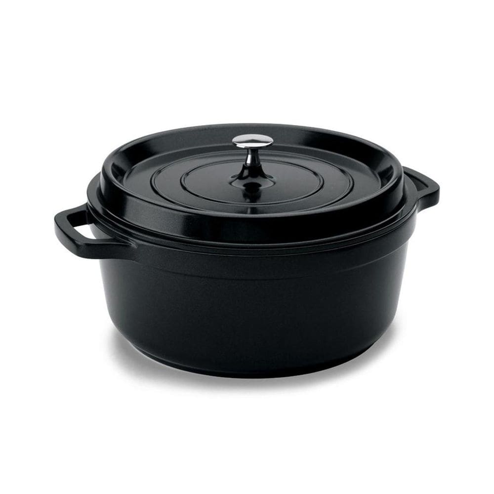 Caçarola Hercules Cerâmica Indução Preta 4,3L 25,4x11cm