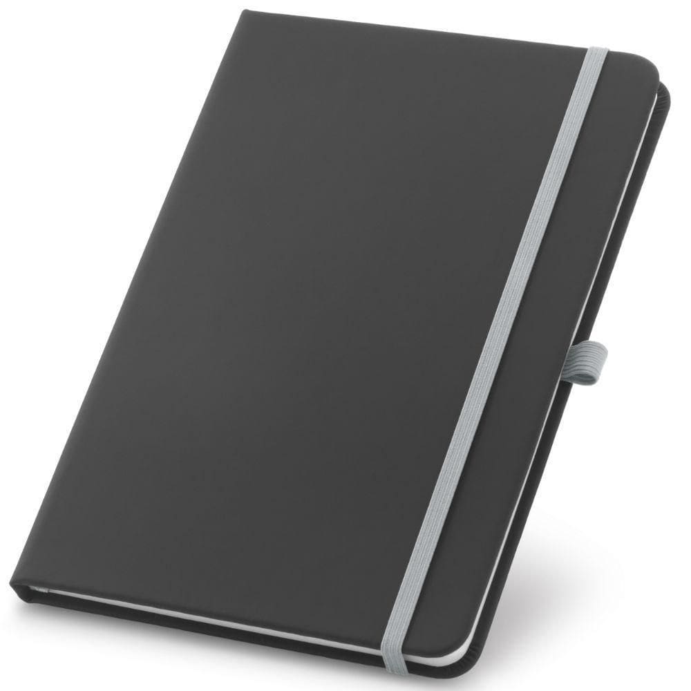 Caderneta 9X14Cm 80Fls Pautada Spirit Topget - Preto E Cinza