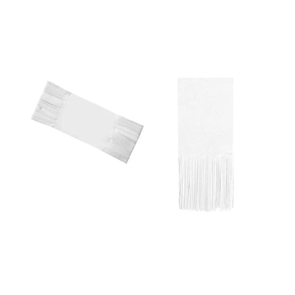 Kit Papel Seda Embalar Balas Doces Cor Branca 90 Unidades