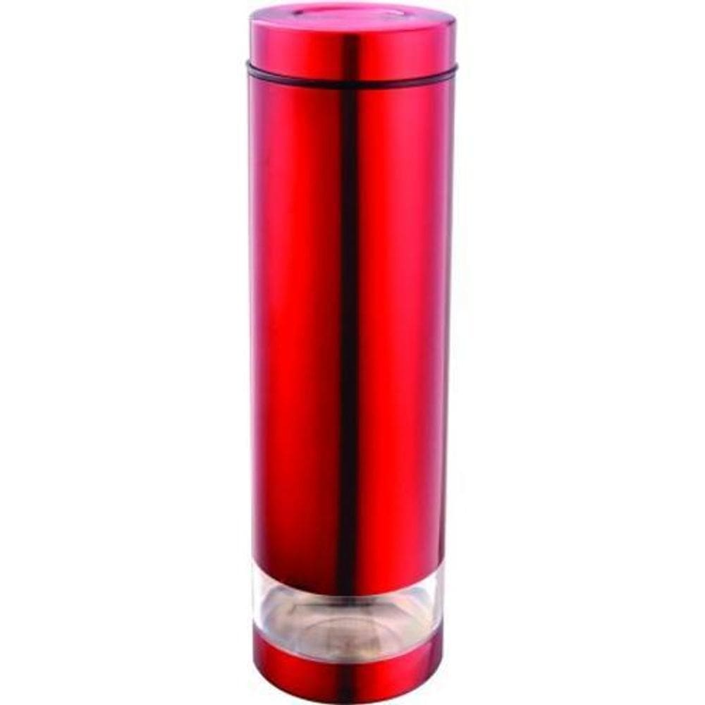 Pote Para Mantimentos Aço Inox Vermelho 1.4L
