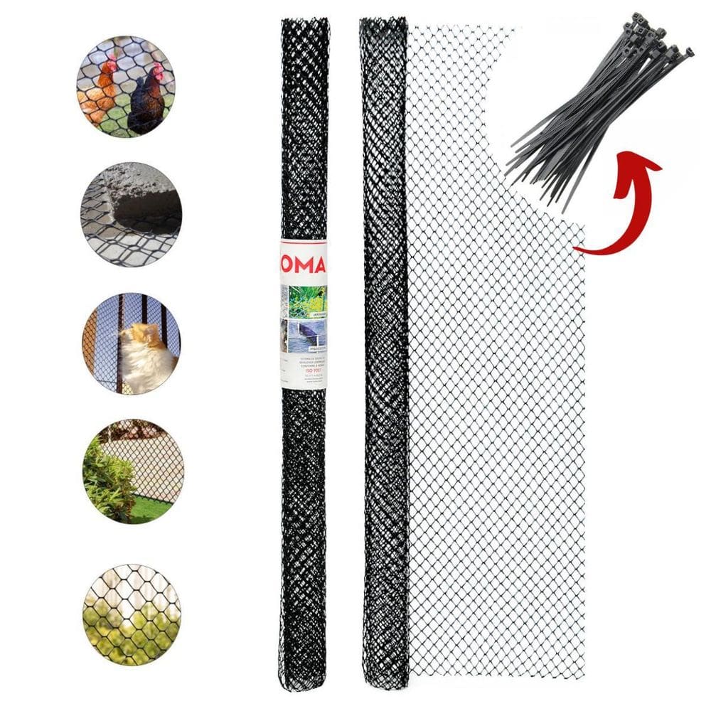 Tela Roma Multiuso 13mm 1mx5m Preto - Telas Touro