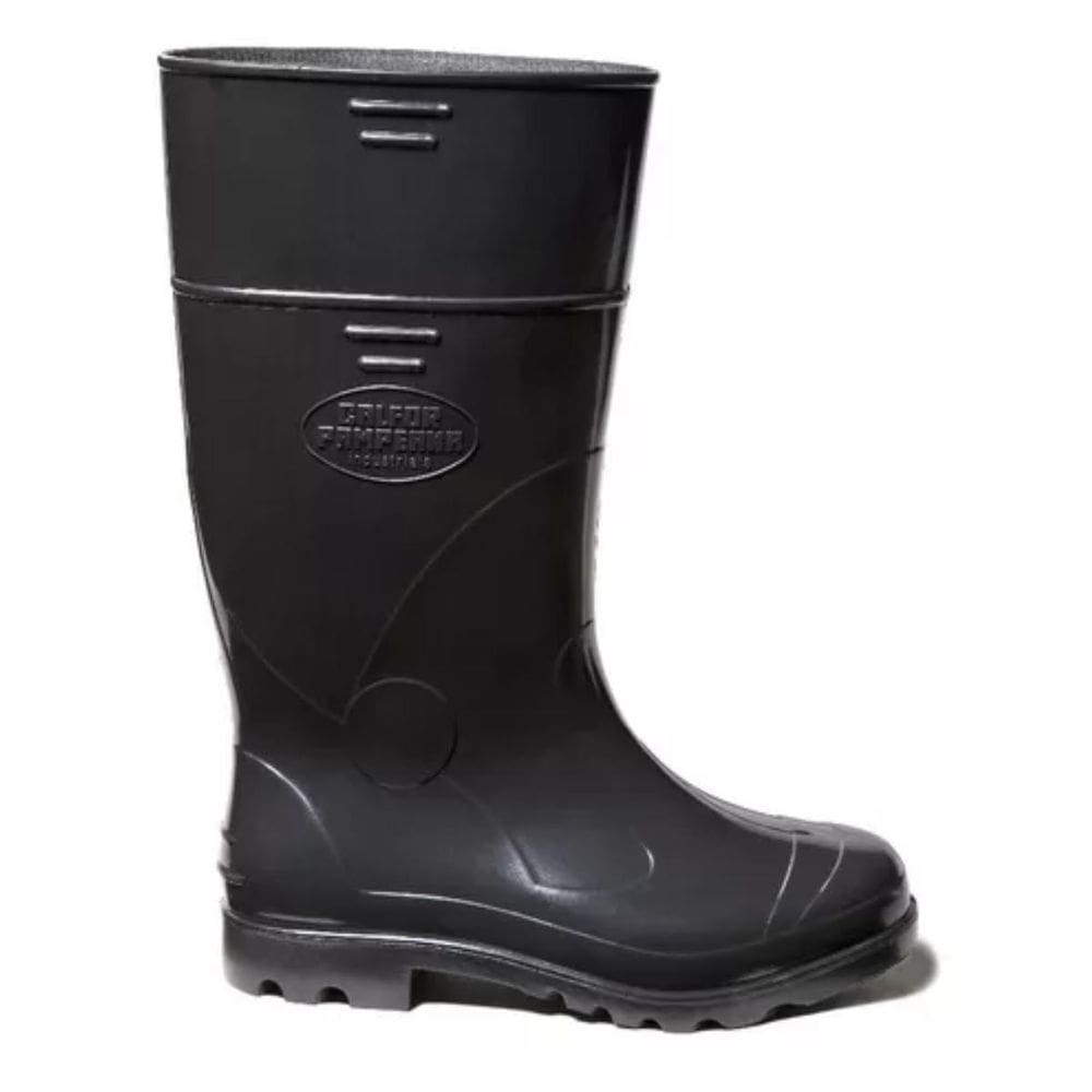 Bota Borracha Pvc Impermeavel Moto Limpeza C/Longo Preta 44