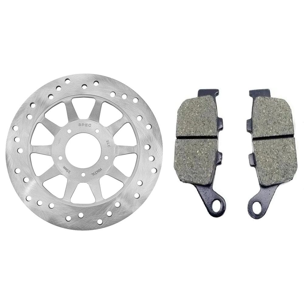 Kit Disco + Pastilha Freio Dianteiro Moto Honda Bros 150 Spec Melhor Preço
