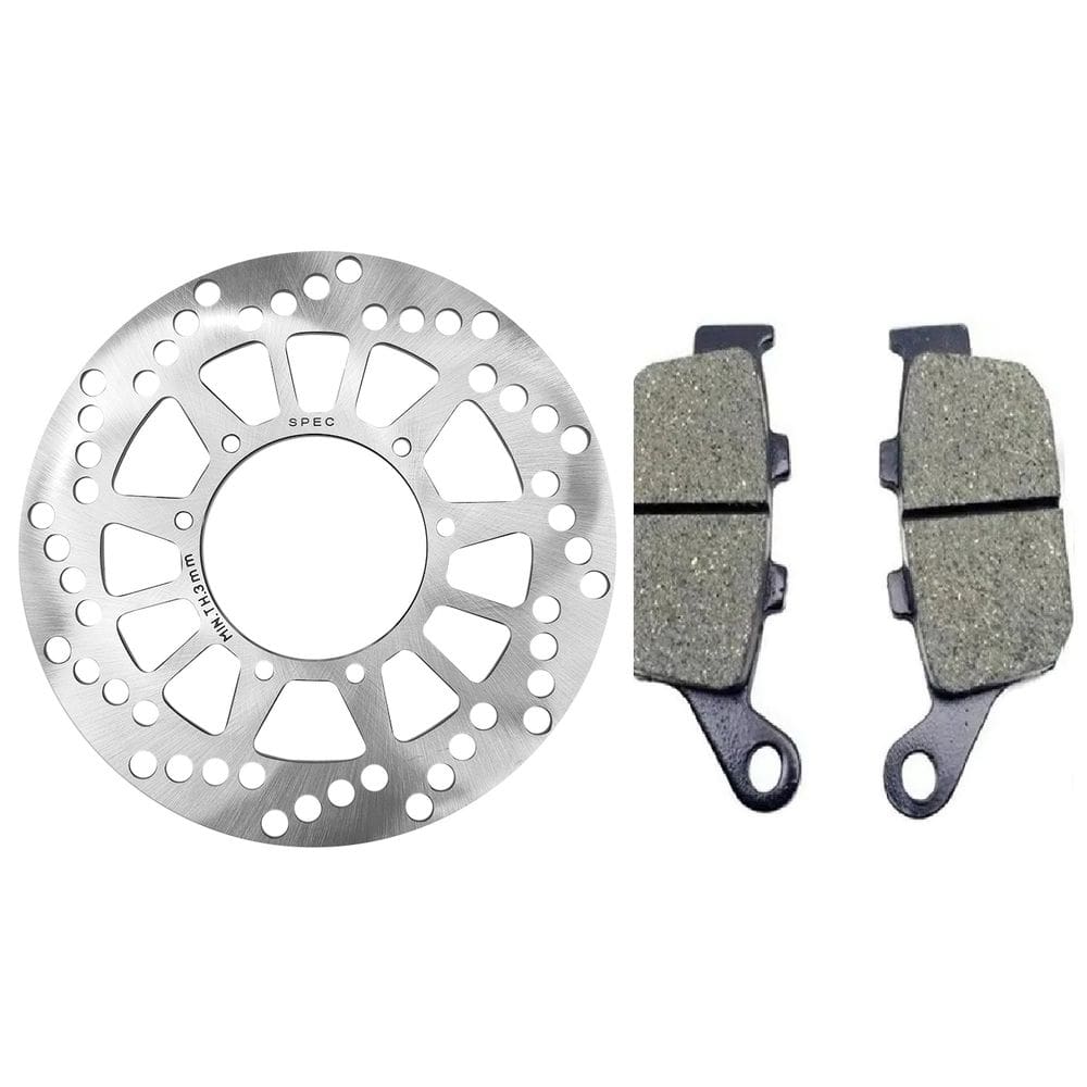 Disco Freio + Pastilha Dianteira Freio Moto Crosser 150 2014 Ate 2018 Spec 1º Linha