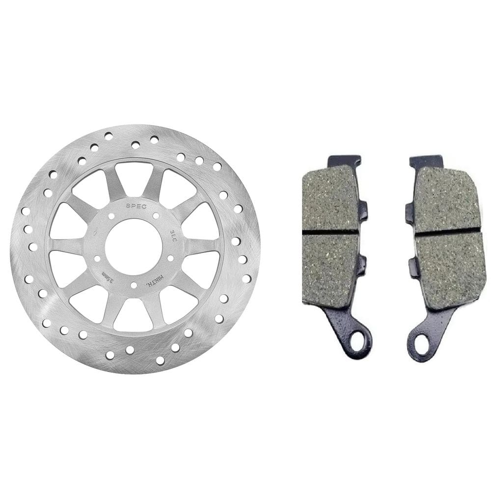 Disco Freio + Pastilha Dianteira Bros 160 Ed Esdd Spec 1º Linha