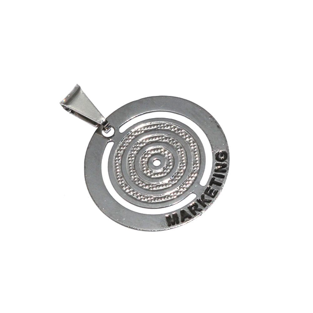 Pingente Minha Profissão Marketing Níquel