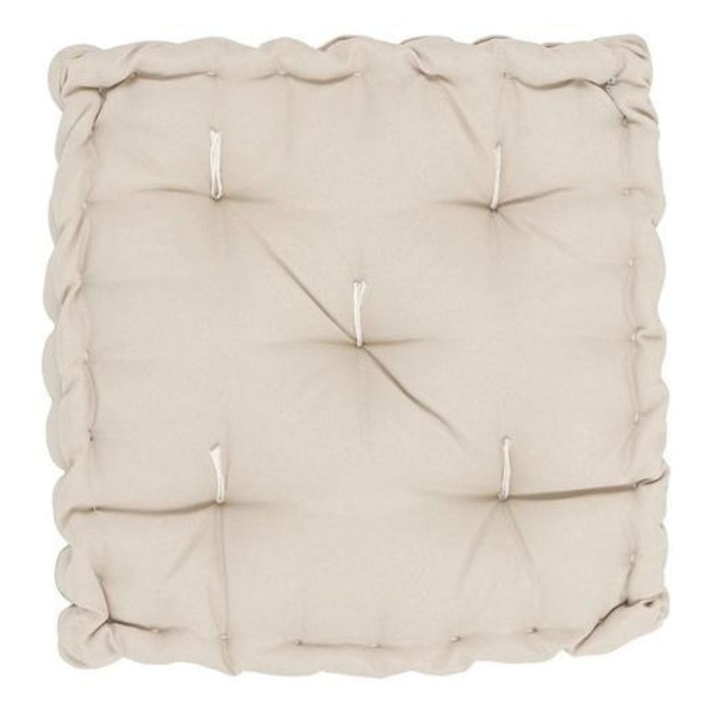 Almofada Futon Alto Conforto 40X40Cm Sofisticada - Bege