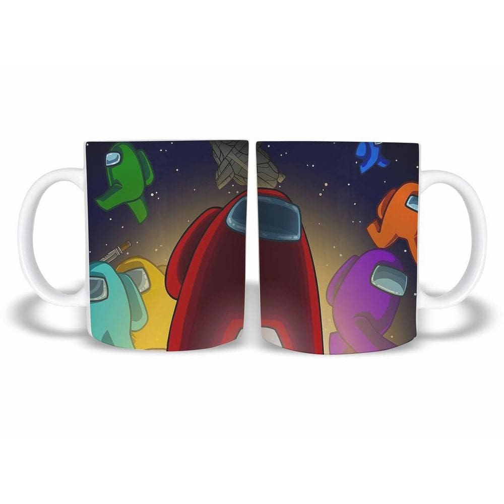 Caneca Temática Among Us Jogo 2 Polímero 325Ml