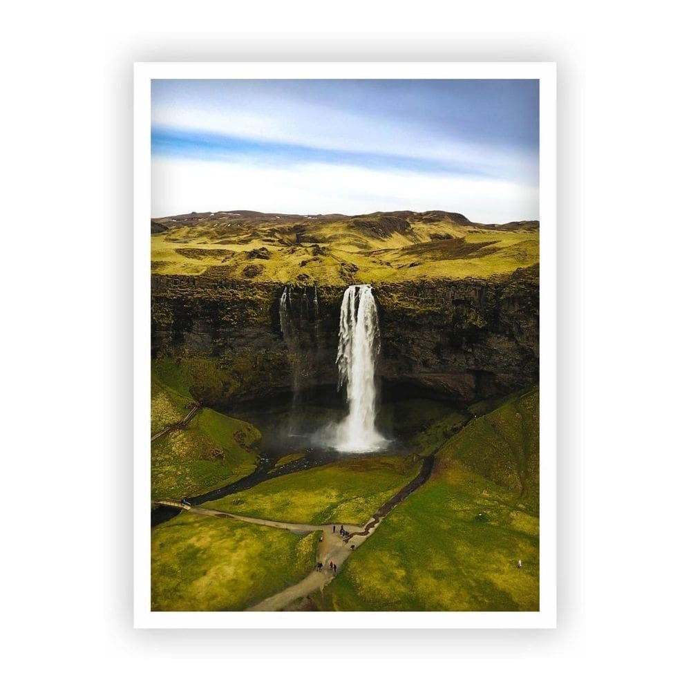 Quadro Decorativo Paisagens Variadas Com Moldura Branca 11