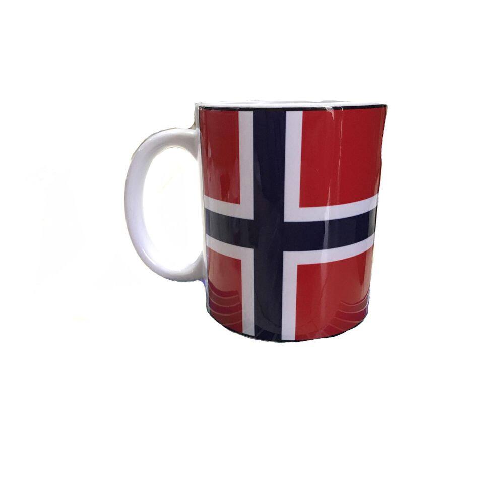 Caneca Da Bandeira De Noruega