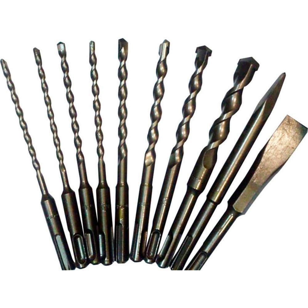 Conjunto Brocas E Cinzeis Sds-plus Com 10uni D-46361 Makita