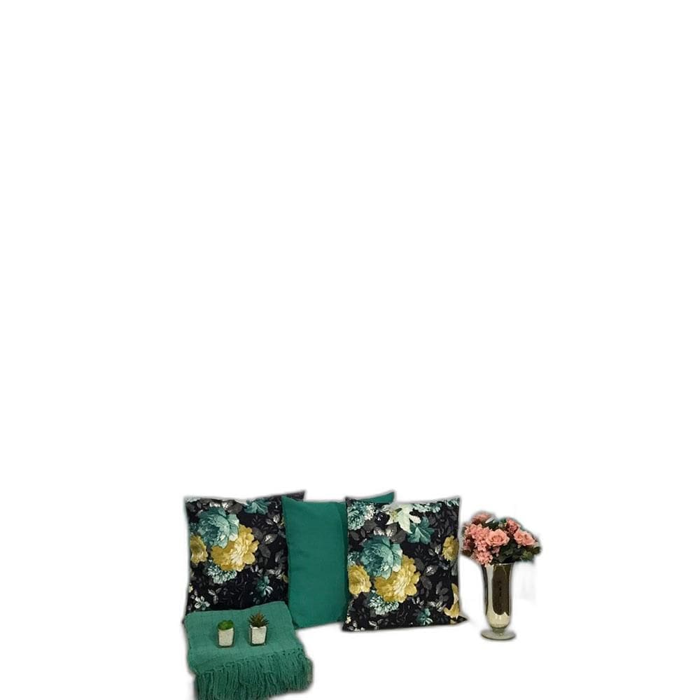 Cortina Mara Para Varão Duplo 4Mx2,60M Verde Tifani E Branco