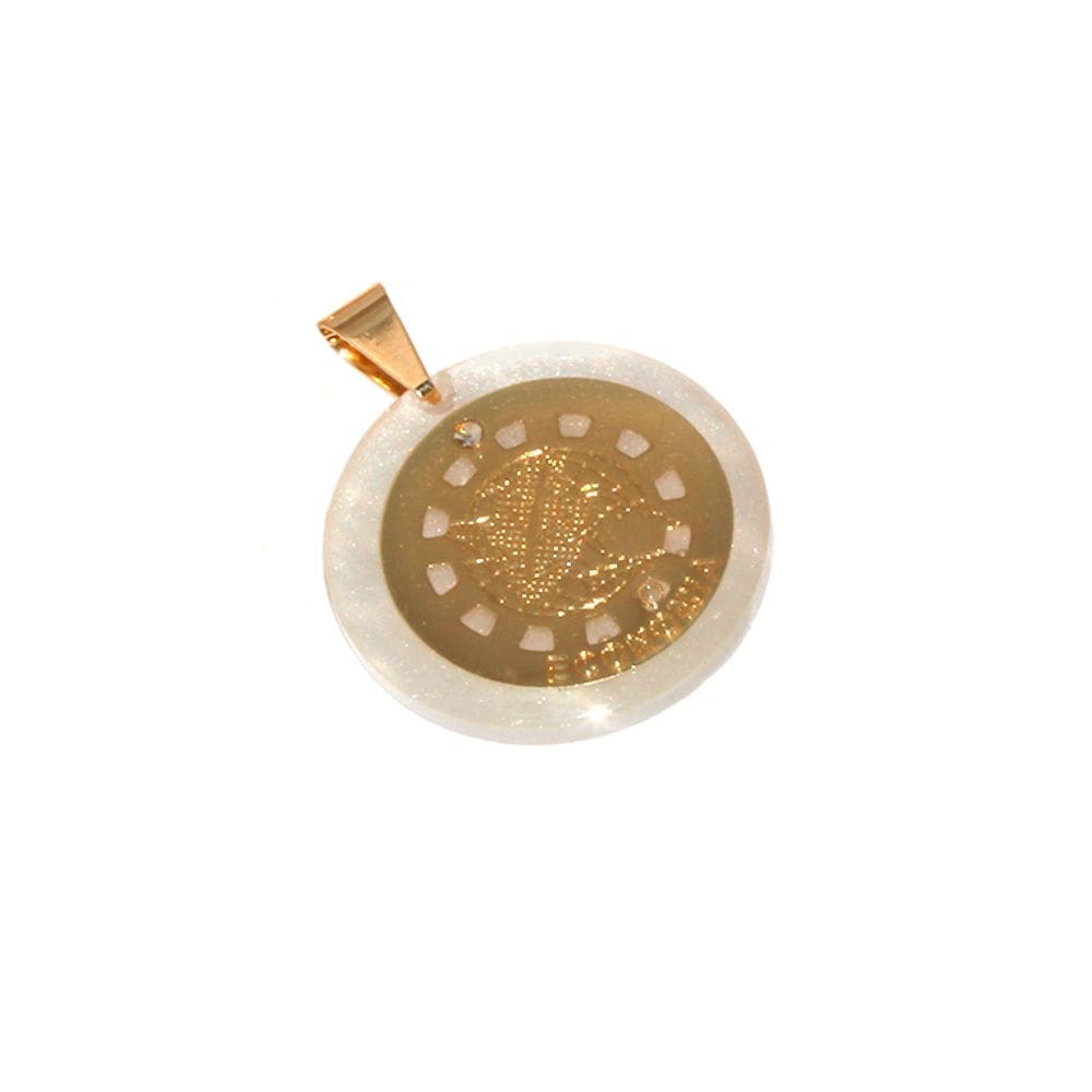 Pingente Curso Profissão Economia Folheado Ouro 18k