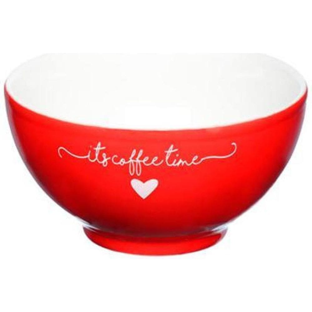 Bowl Em Porcelana Lamour Vermelho 440 Ml
