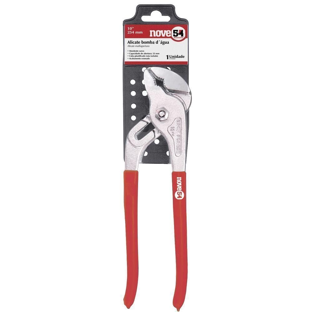 Alicate Bomba D`Água 10 Carbono Cromado Plastificado Nove54