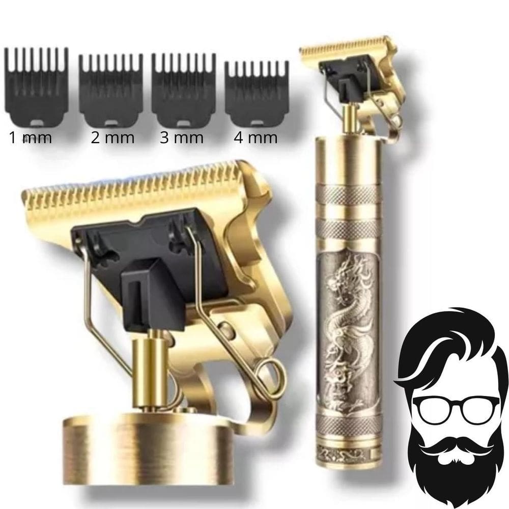 Máquina De Barbear Com 6 Pentes