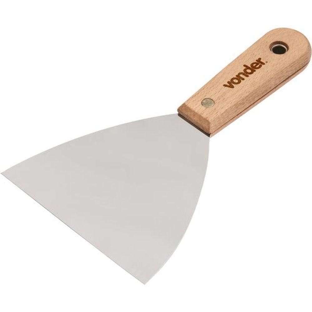 Espatula Betumadeira Aço Inox 4.3-4” 12cm Cabo Mad Vonder