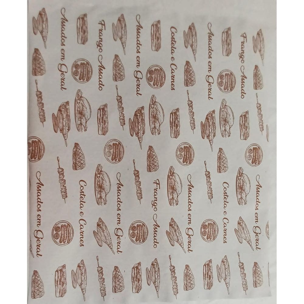 Papel Acoplado Para Frango Assado - 50X60 5Kg