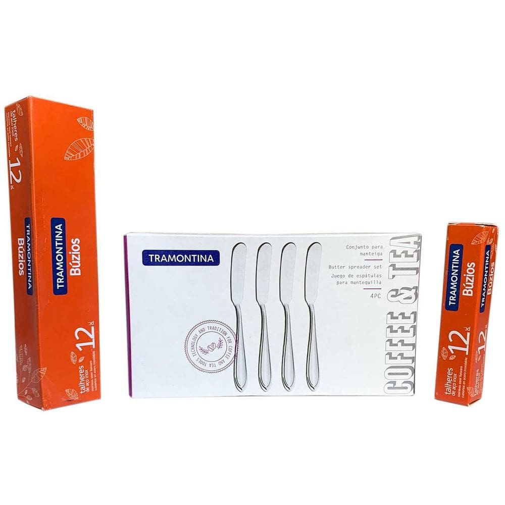 Kit Conjunto Talher Café Da Manhã 28 Peças - Tramontina