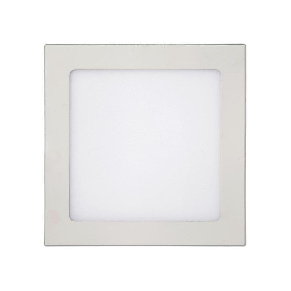 Painel Led Kian Quadrado Sobrepor Branco 18W Bivolt 4000K -