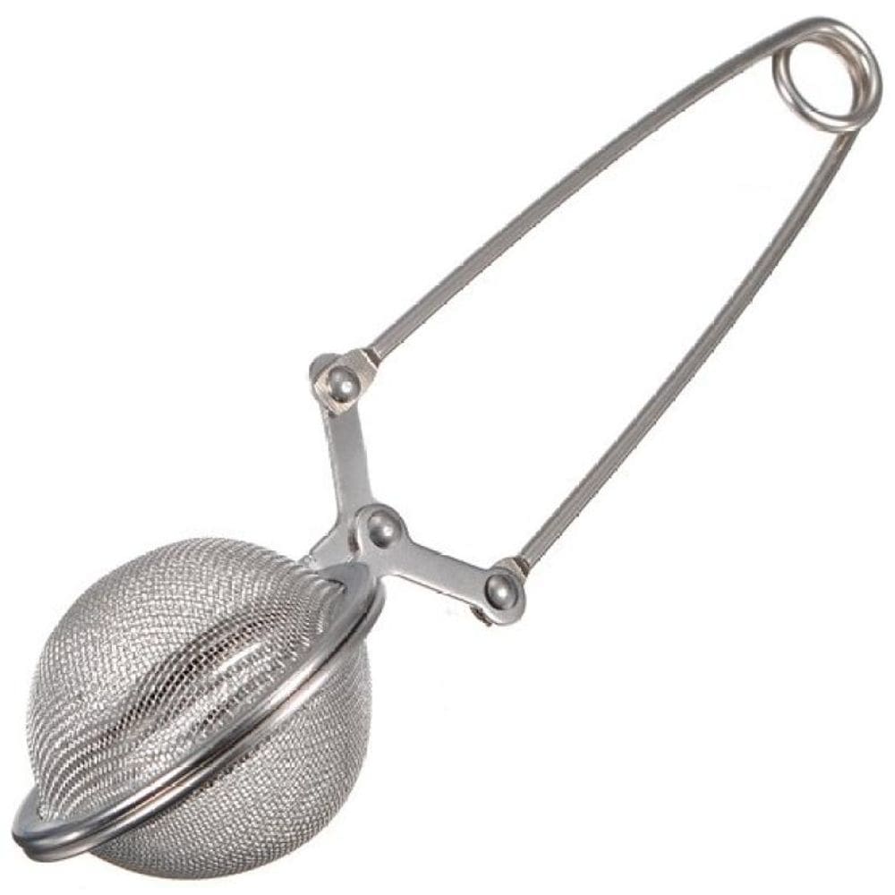 Infusor De Cha Em Inox Pinça Peneira Dupla Mimo Style