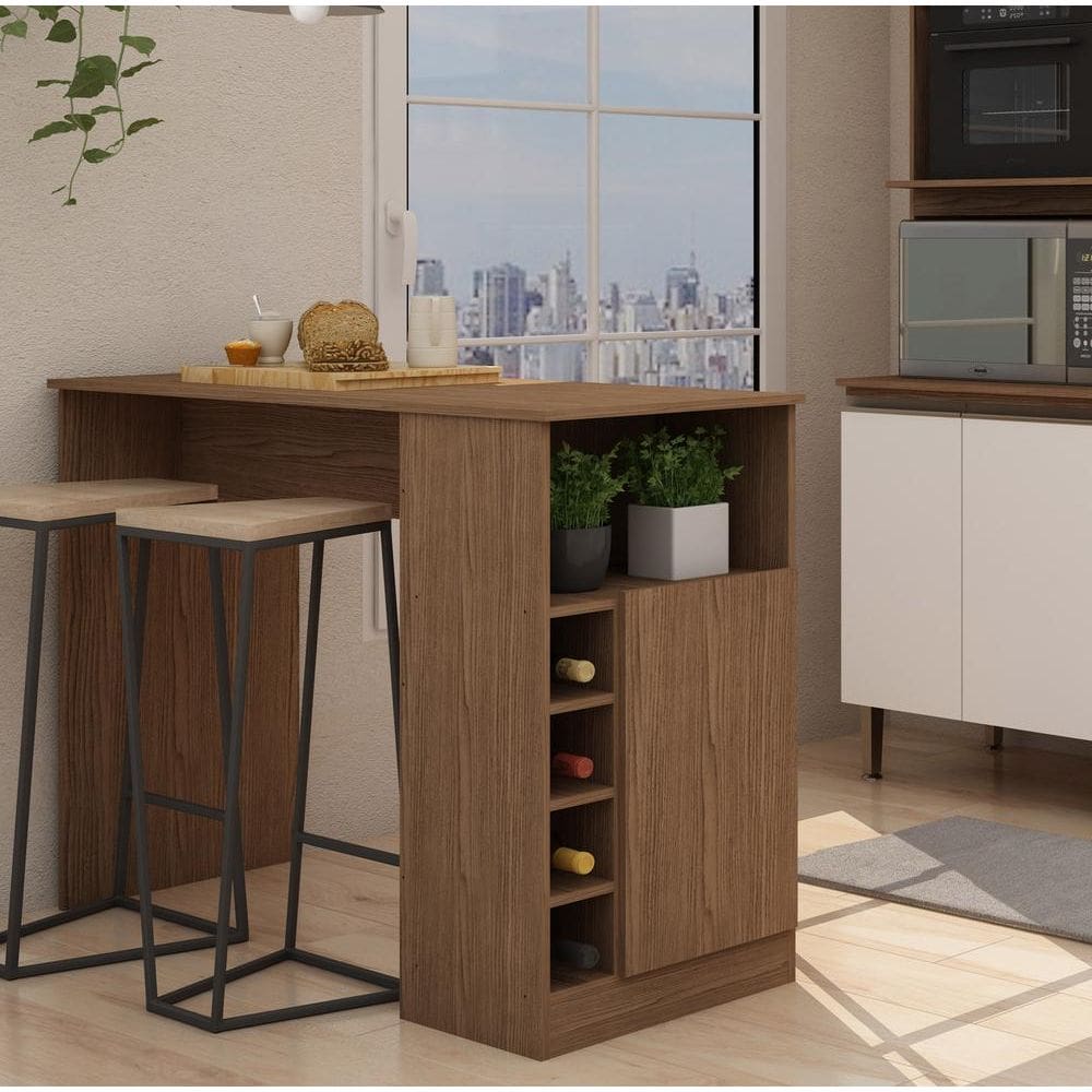 Bancada De Cozinha Genialflex Conecta Com Nicho Romana Ébano