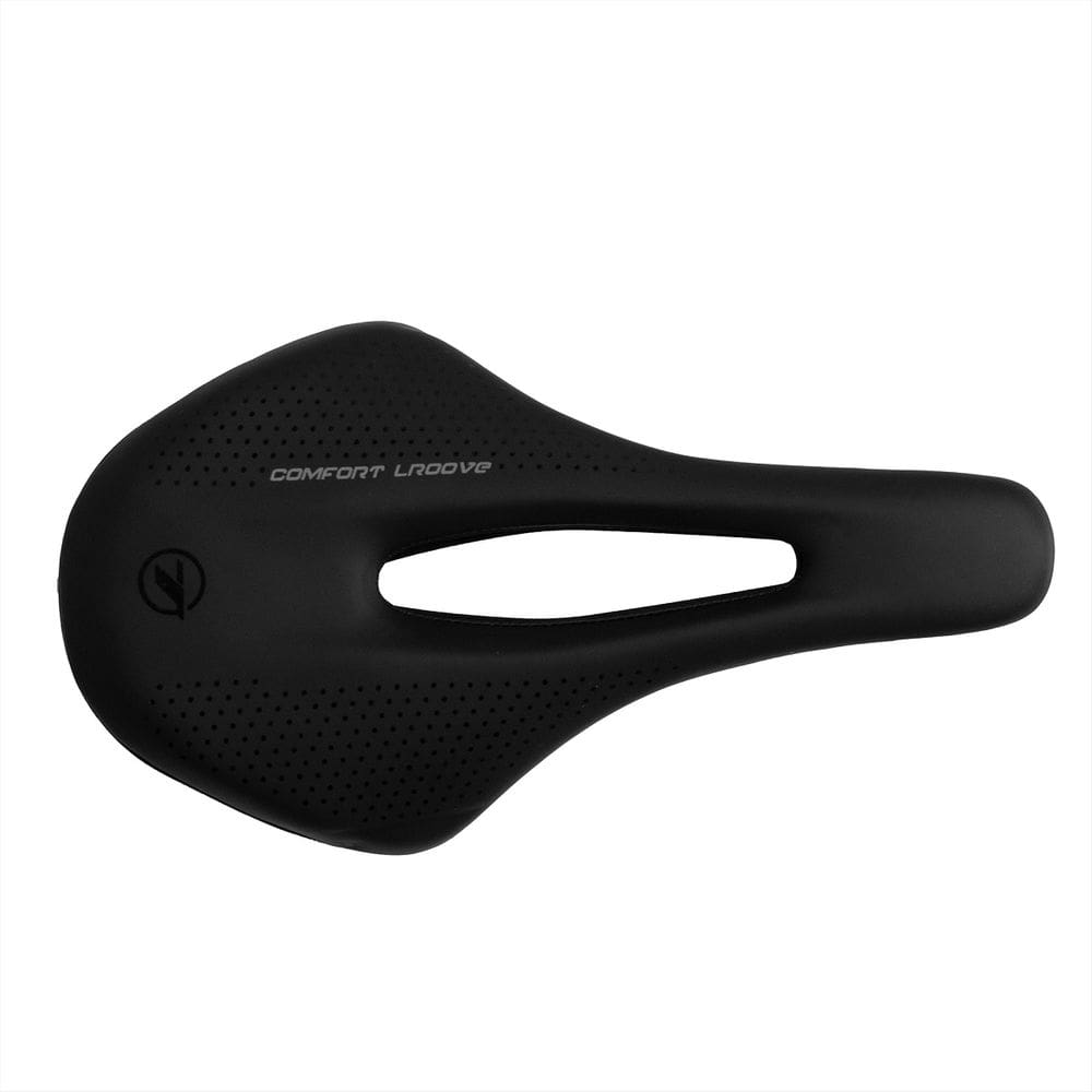 Selim Bike Mtb Speed Unissex 260x145mm Vazado Trilho em Aço Gel TSW