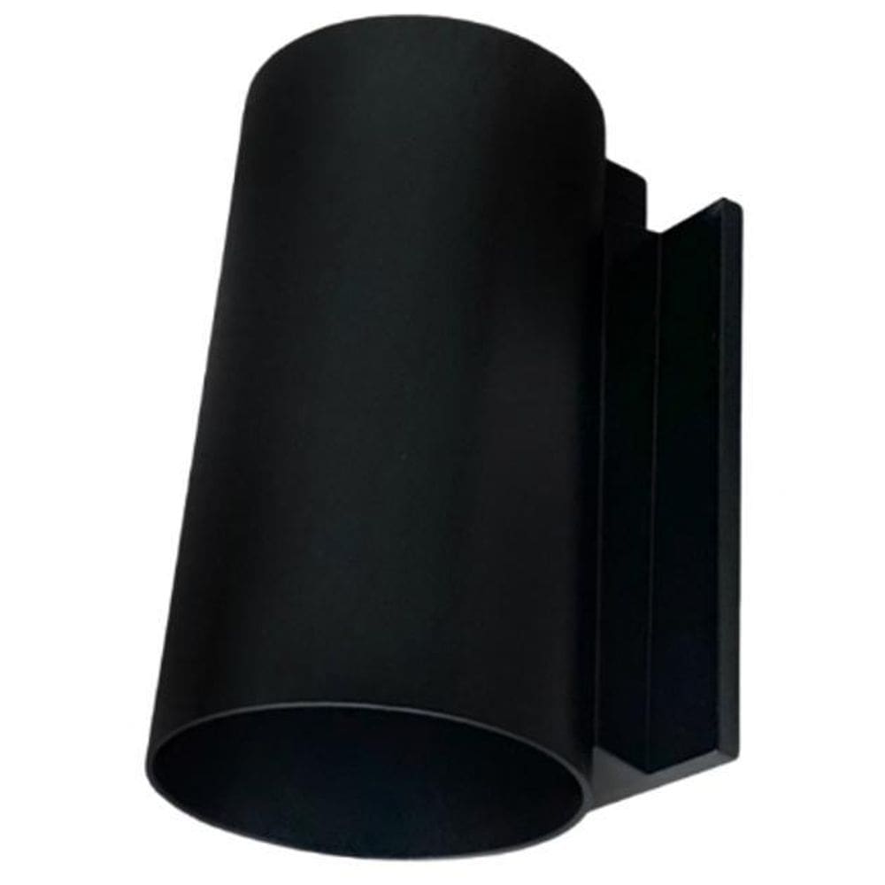 Arandela Atenas Externa Facho Simples Preta