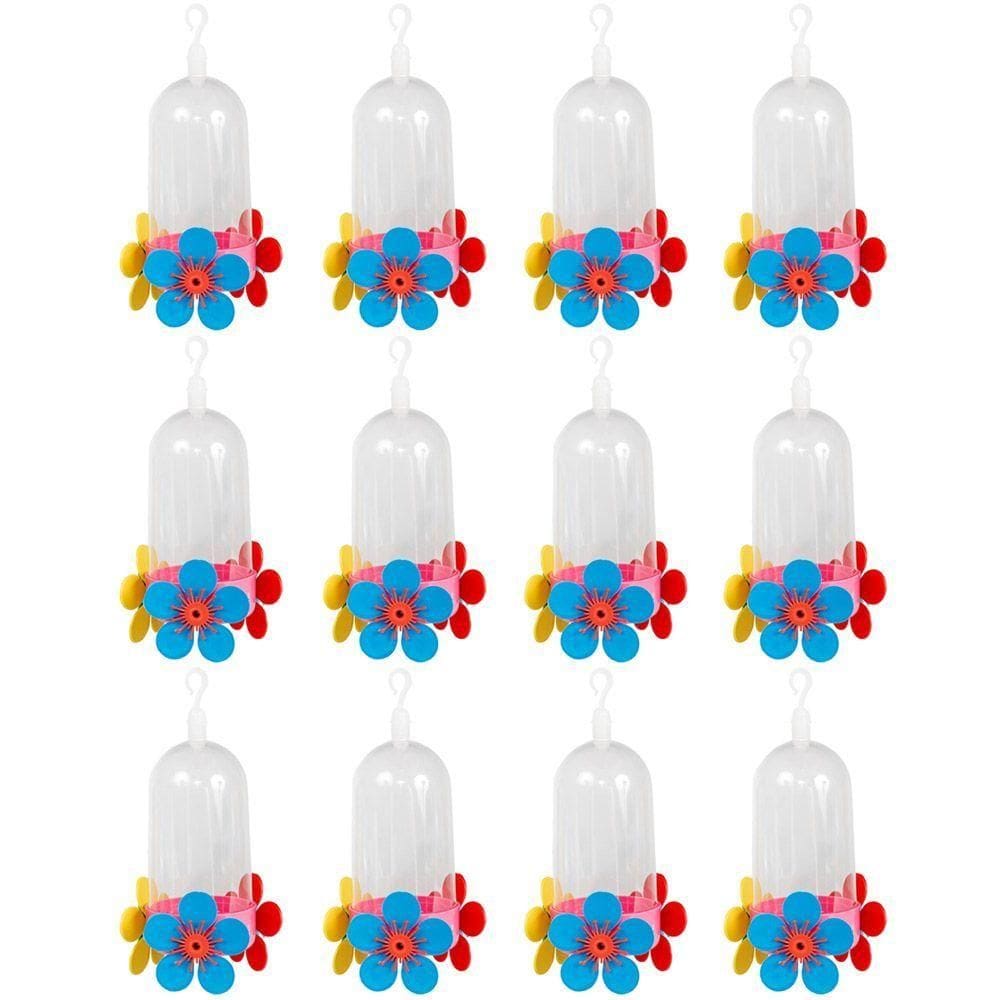 Bebedouro Beija-flor Simples 300ml Kit 12 Unidades