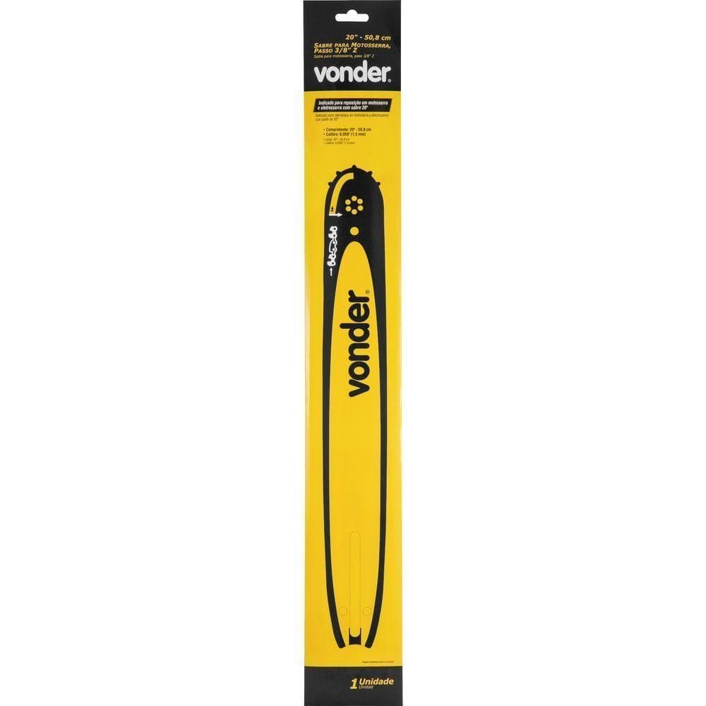 Sabre Para Motosserra 20`` - 50,8 Cm Passo 3-8`` Z Vonder