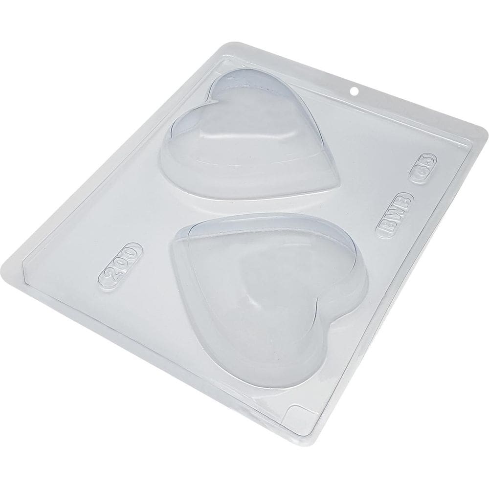 Forma de Acetato Coração Especial 200g Com 3 un 46 BWB