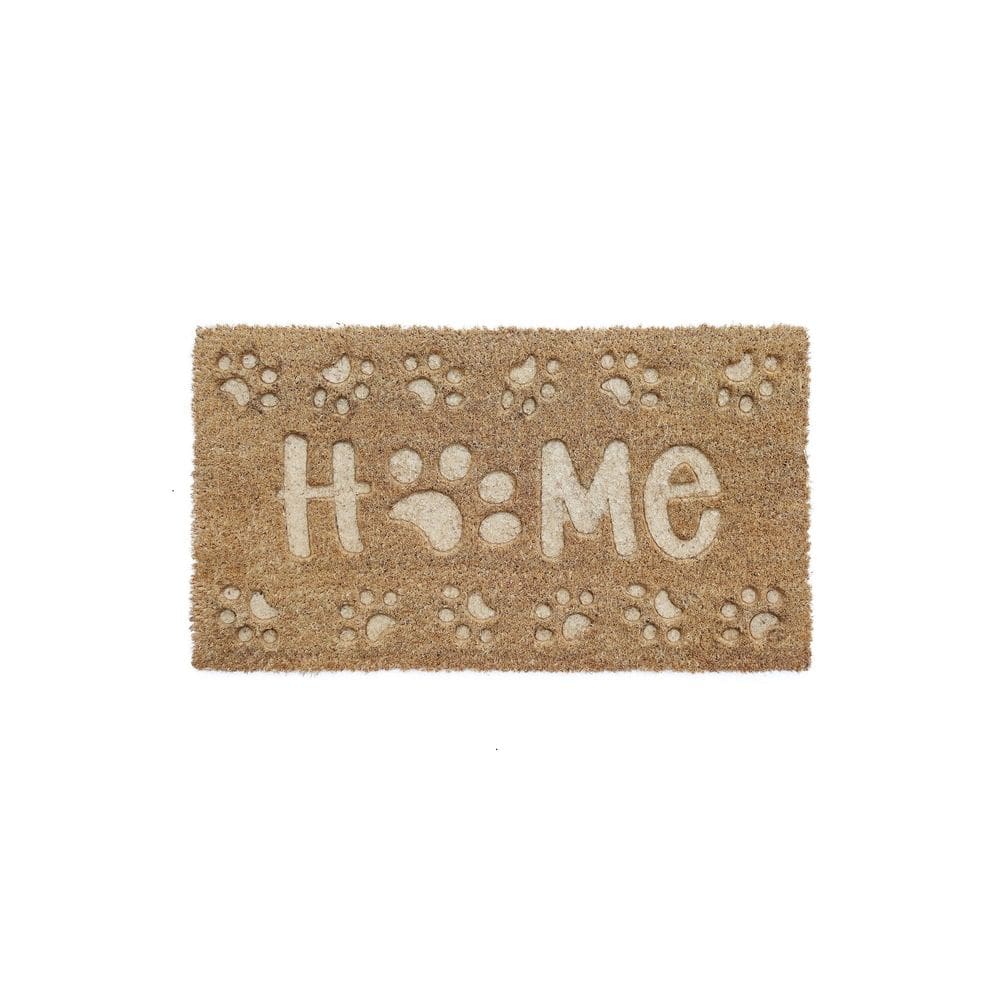 Capacho Retangular Fibra De Coco Base PVC 60x33cm - Komeco