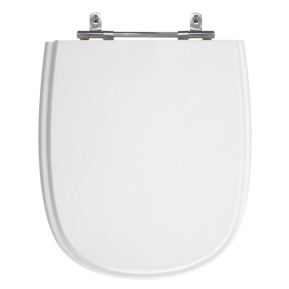 Assento Poliéster Laminado Sabatini Branco Para Bacia Icasa