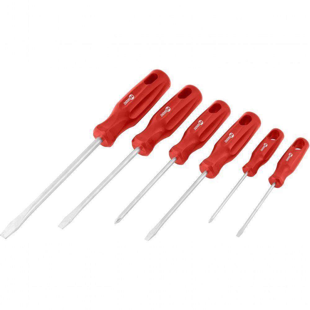 Jogo Chave Fenda E Philips Aço Carbono Com 6 Peças - Nove54
